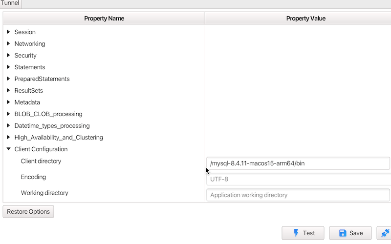 Native command line